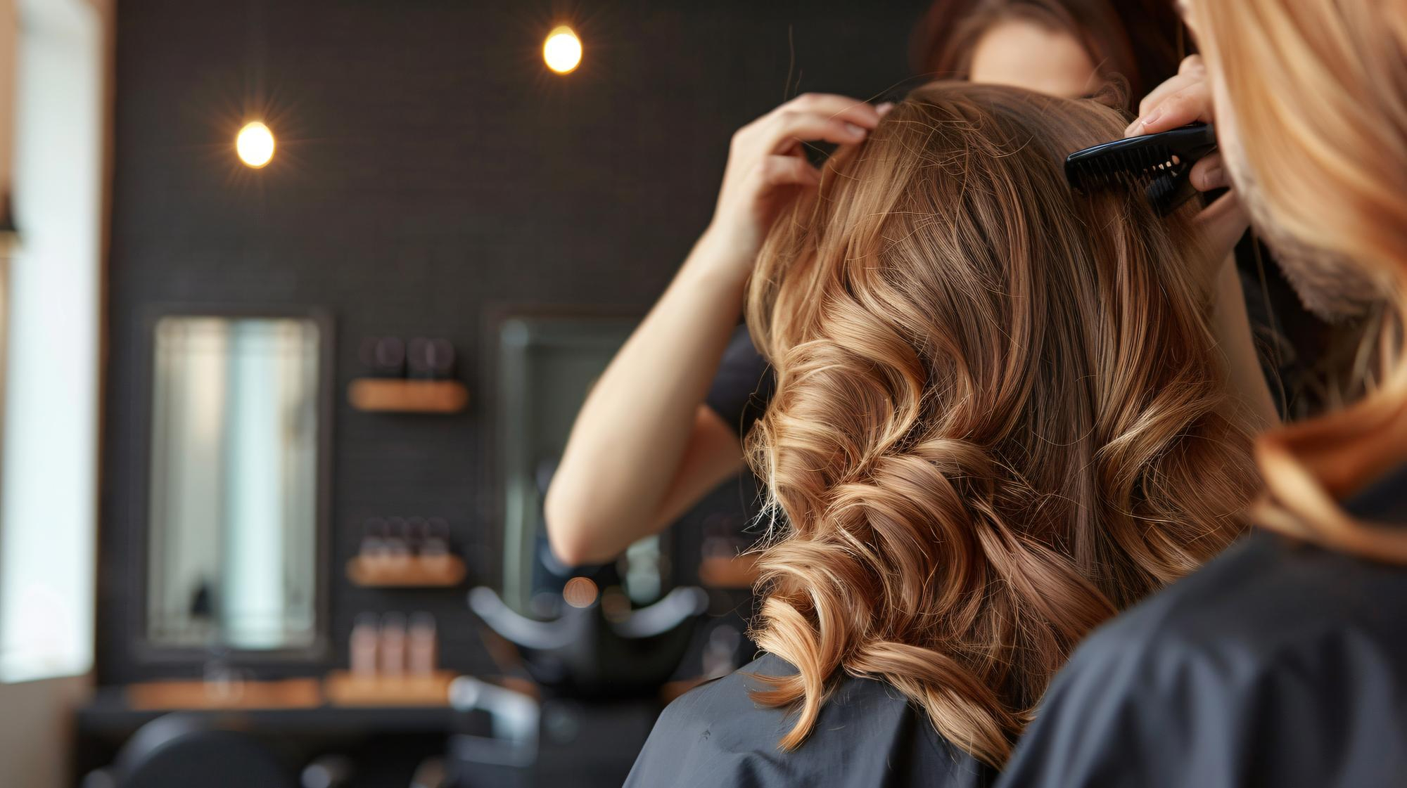 Soins des cheveux - une coupe, un soin, une coloration ou une taille de barbe